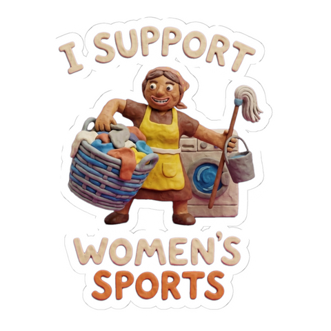 Unpaid Domestic Decathlon — Sticker