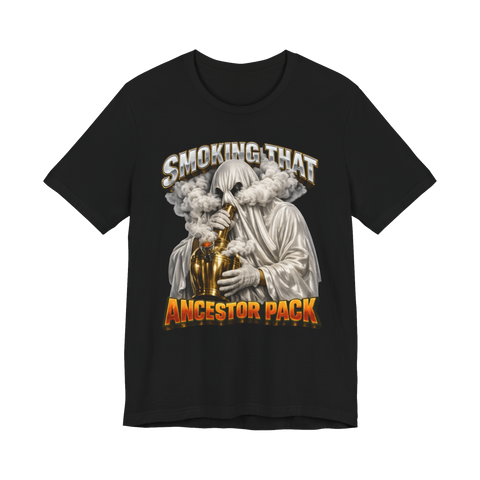 Smoking That Urn Pack Shirt — Ghost Bong Rip Weed Tee — Black