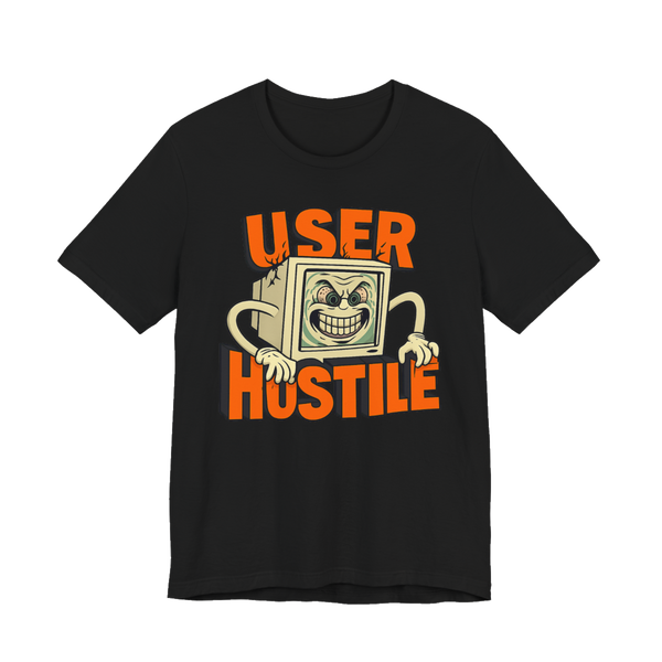 User Hostile Design — Funny UX UI Developer T-Shirt