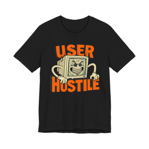 User Hostile Design — Funny UX UI Developer T-Shirt