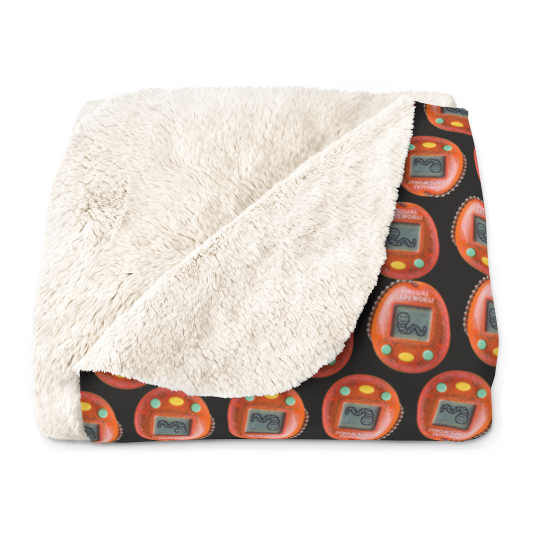 Virtual Tapeworm Blanket — Funny Tamagotchi Parody