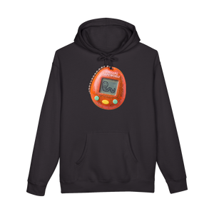 Virtual Tapeworm Hoodie — Retro Pixel Pet Parody