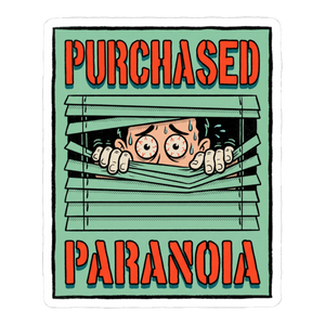 Voluntary Paranoia Procurement - Funny Weed Sticker