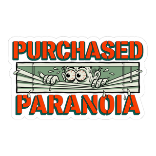Voluntary Paranoia Procurement - Funny Weed Sticker