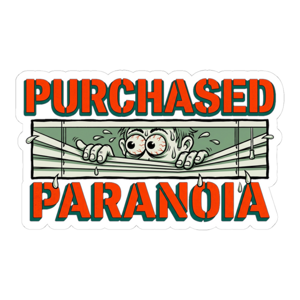 Voluntary Paranoia Procurement - Funny Weed Sticker