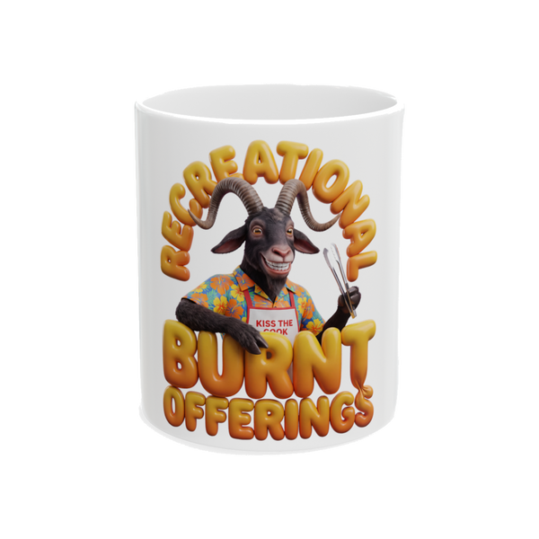 Weekend Burnt Offering — Funny BBQ Grilling Dad Mug