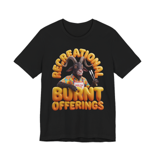 Weekend Burnt Offering — Funny BBQ Dad Shirt