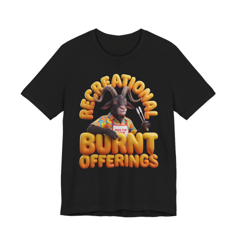 Weekend Burnt Offering — Funny BBQ Dad Shirt
