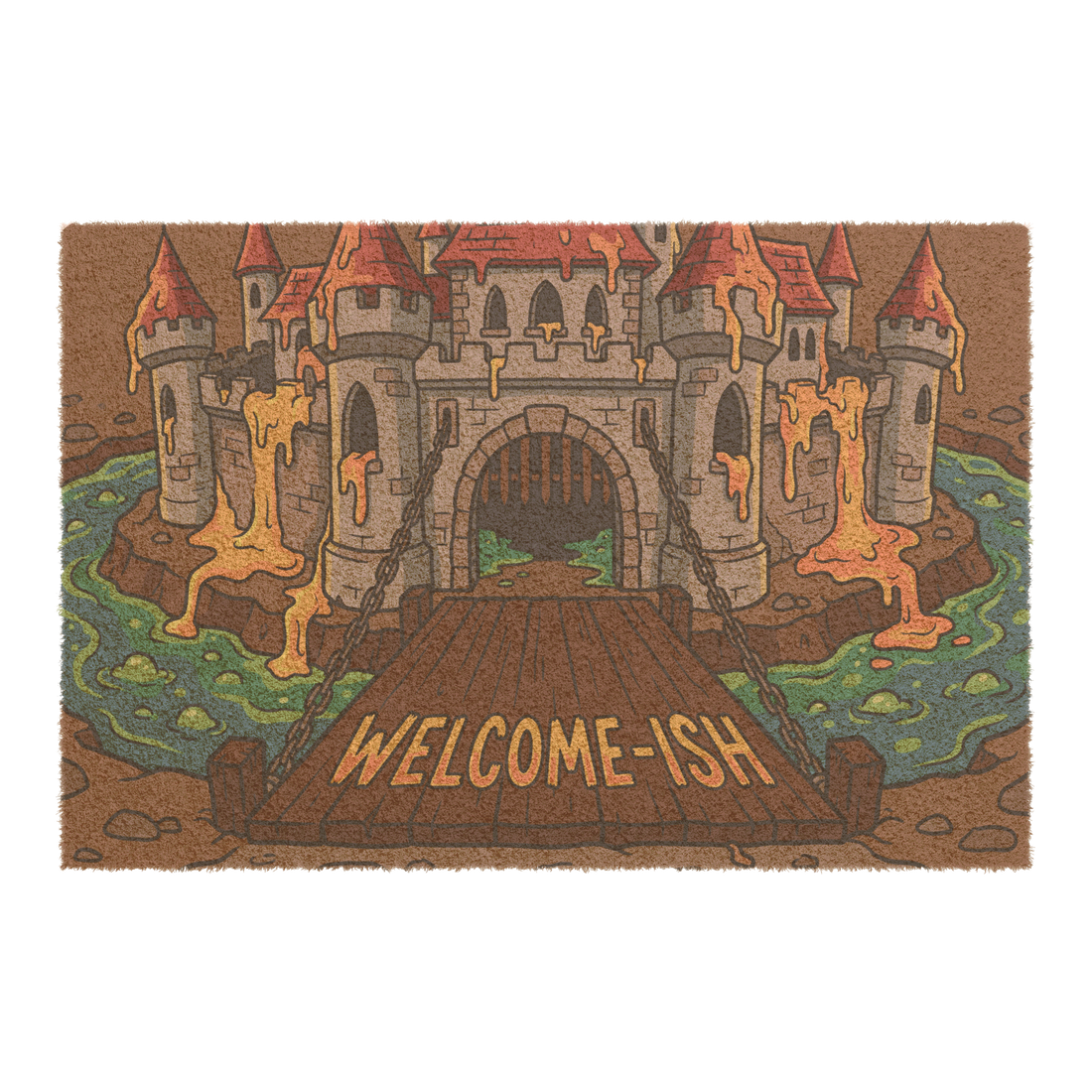 Welcome-ish Funny Introvert Doormat