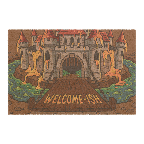 Welcome-ish Funny Introvert Doormat