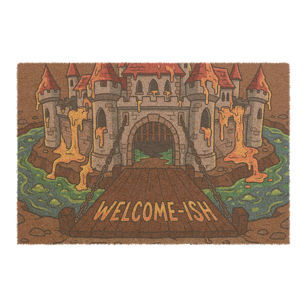 Welcome-ish Funny Introvert Doormat