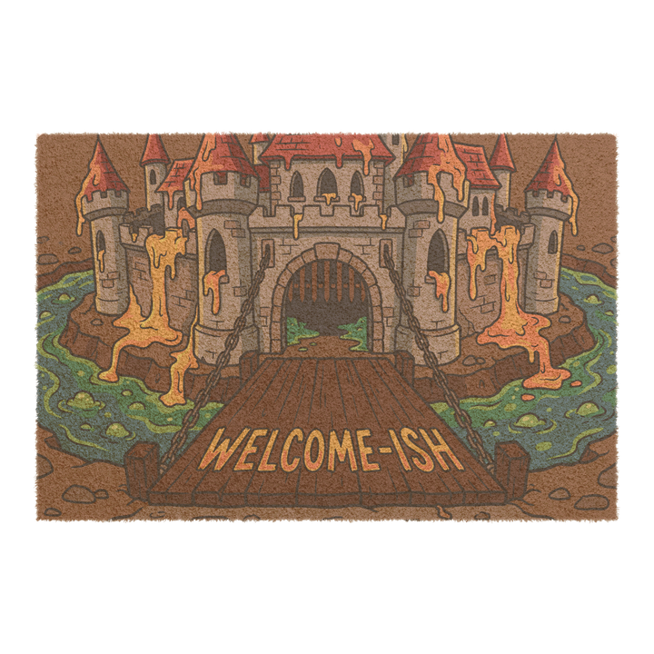 Welcome-ish Funny Introvert Doormat