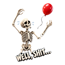 Well Shit — Funny Detached Arm Vintage Comic Sticker