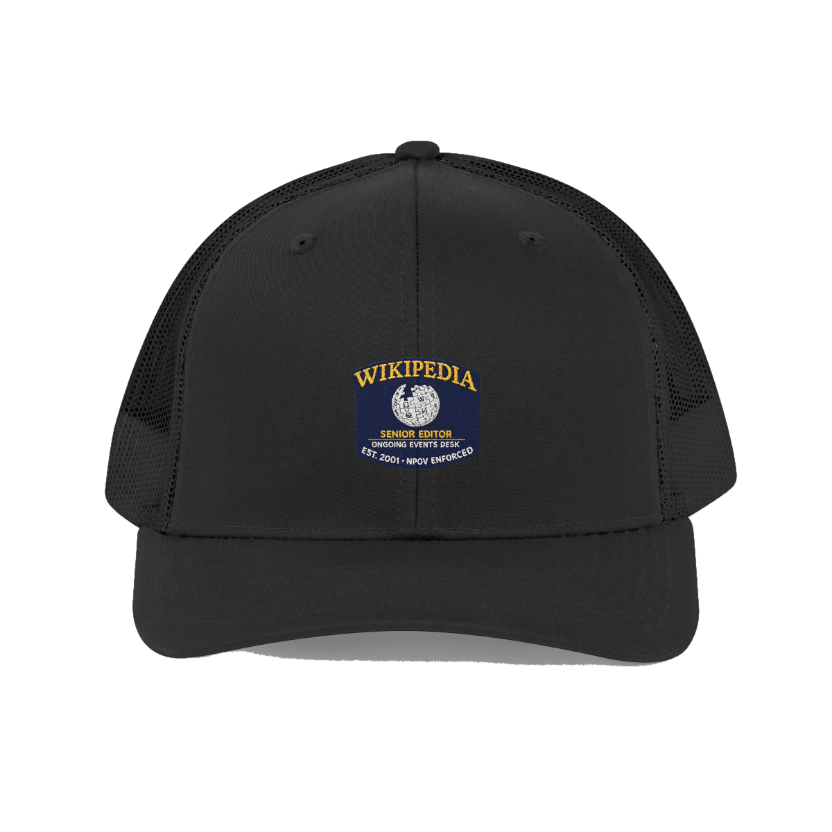 Wikipedia Ongoing Events Desk, Senior Editor Staff — Hat