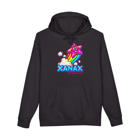 Xanax Take Me Away Hoodie — Funny 90S Nostalgia — Black