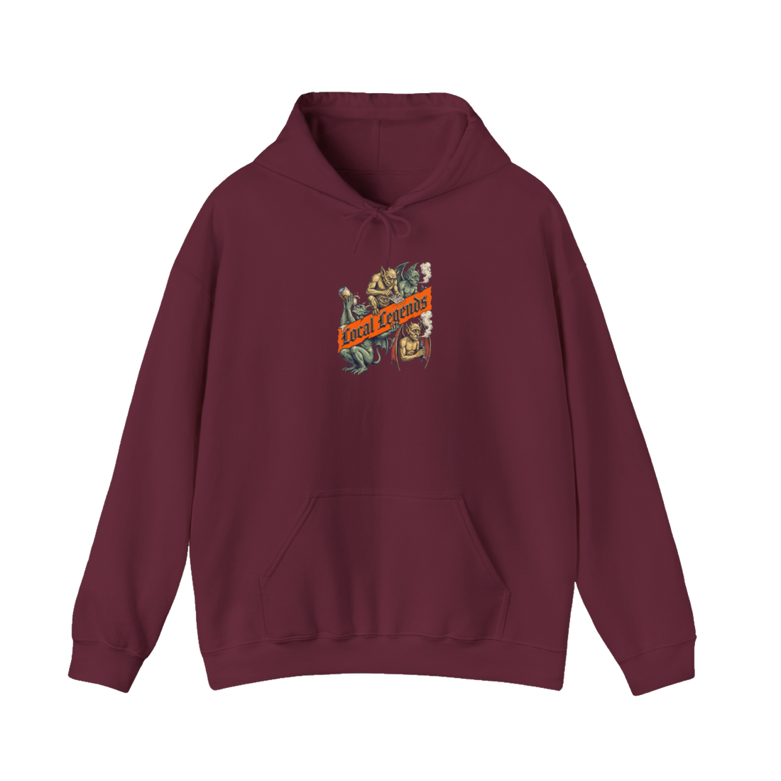 Bestiary of 3 AM Degeneracy — Hoodie — Maroon