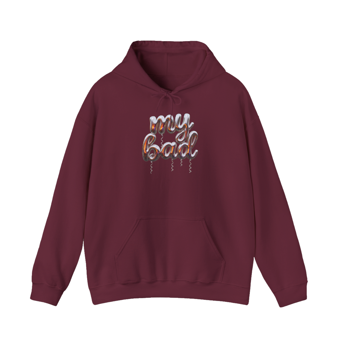 My Bad — Hoodie — Maroon