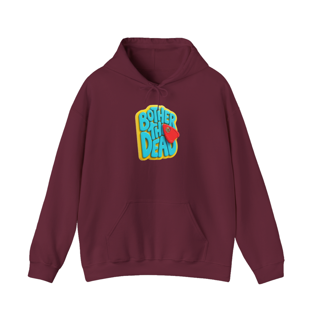 My First Necromancy Hoodie — Funny Pastel Goth Pullover — Maroon