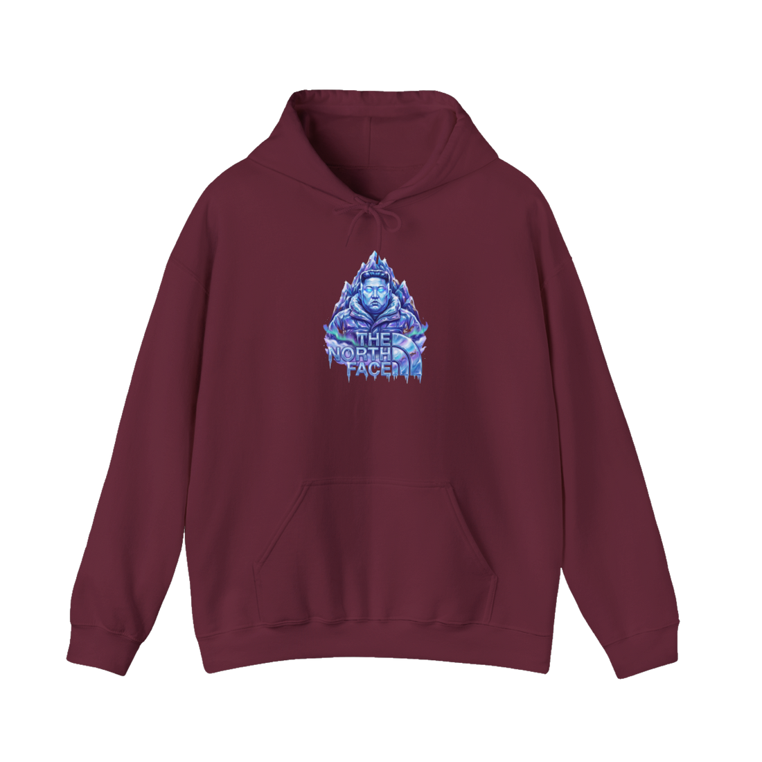 The True North Face — Hoodie — Maroon