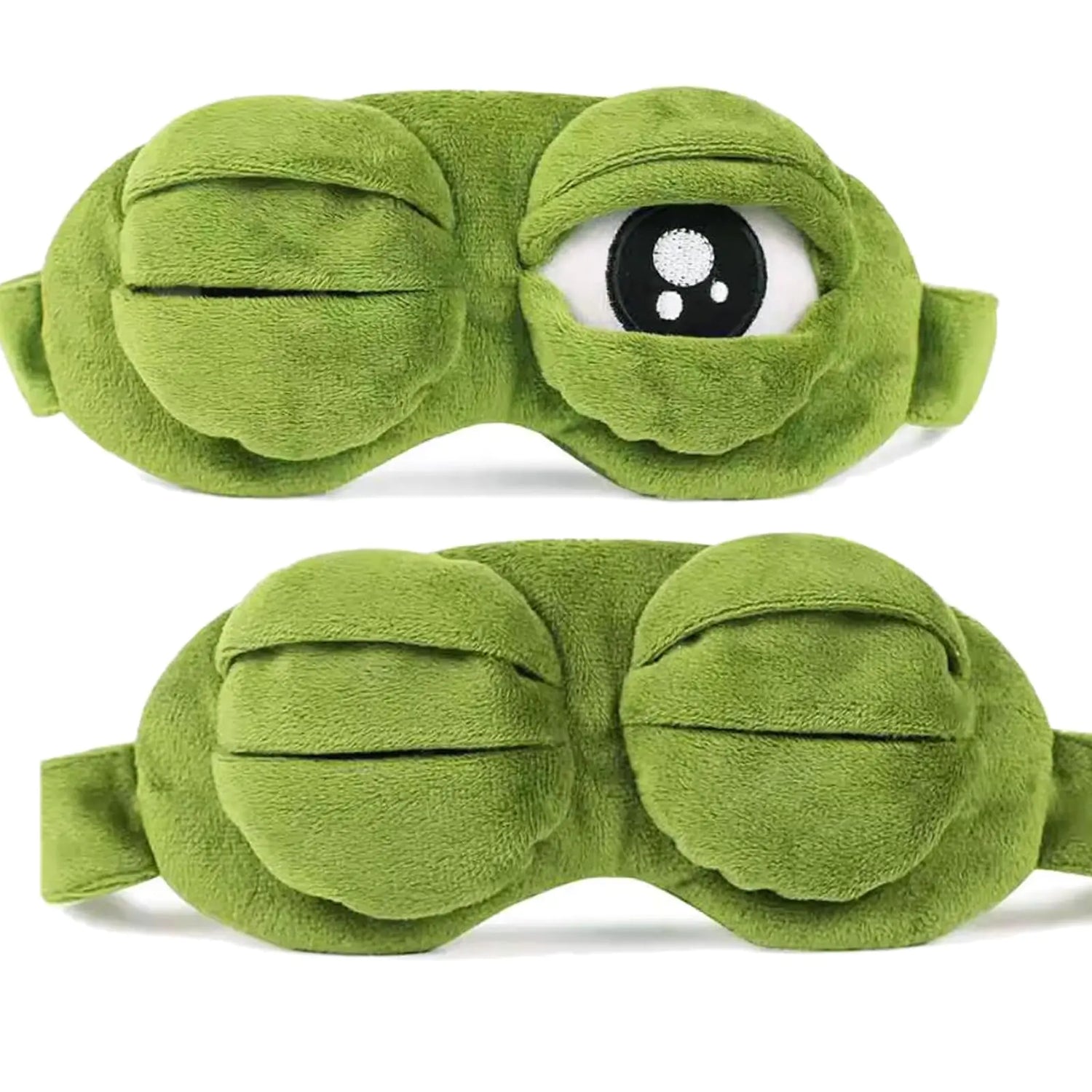 Frog Face Sleep Mask (2-pack)
